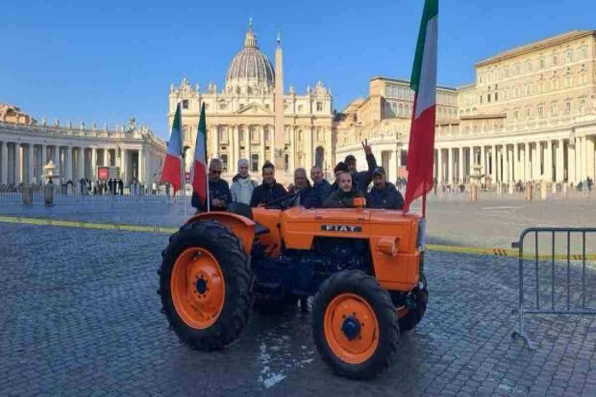 Il trattore regalato a Papa Francesco