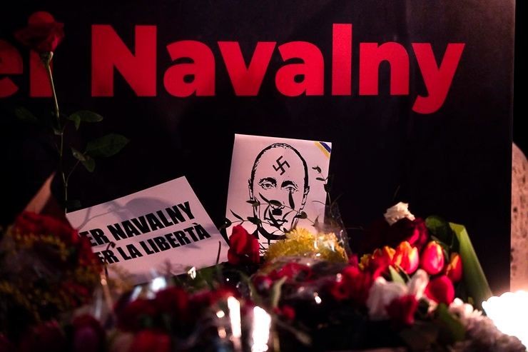 Manifestazione Roma Navalny