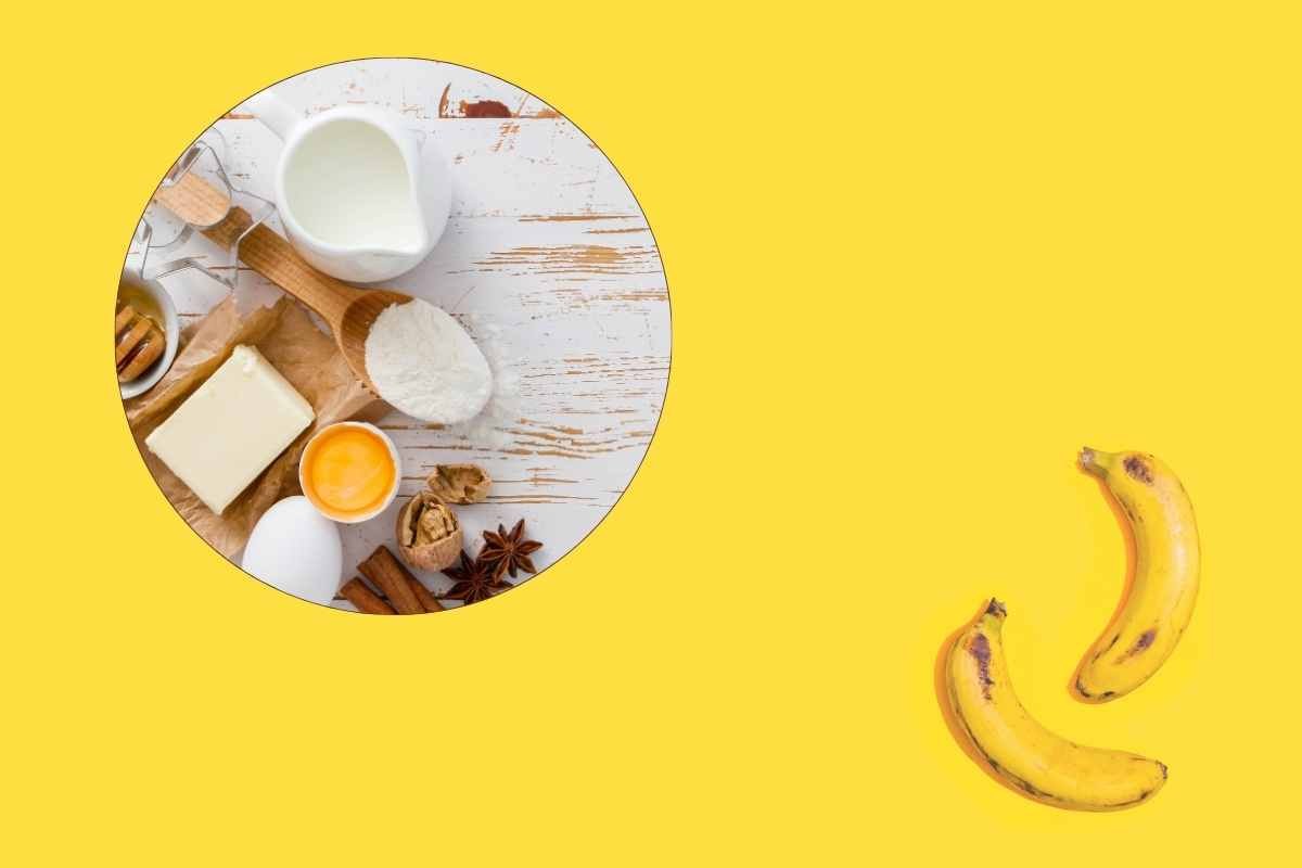 Ricetta semplice e golosa con tre banane mature