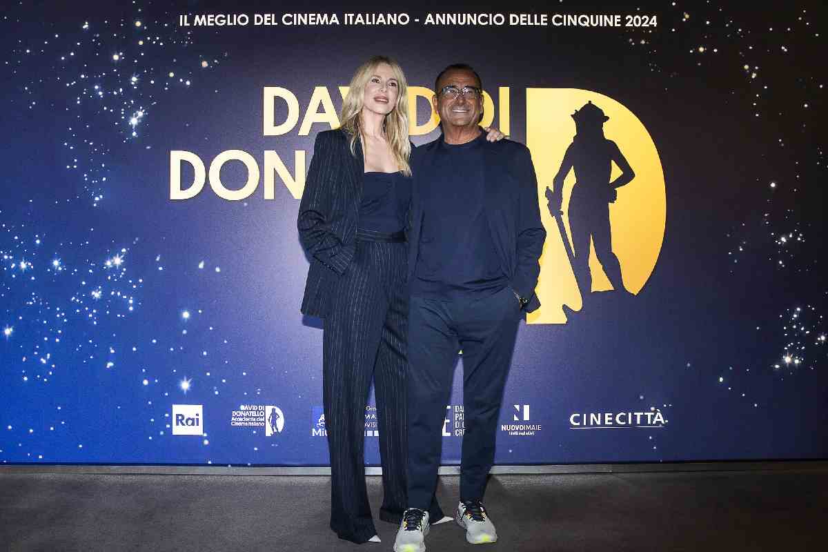 Alessia Marcuzzi e Carlo Conti